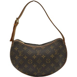ルイ・ヴィトン LOUIS VUITTON ポシェット・クロワッサン M51510 ブラウン モノグラム レディース ハンドバッグ