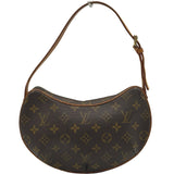 ルイ・ヴィトン LOUIS VUITTON ポシェット・クロワッサン M51510 ブラウン モノグラム レディース ハンドバッグ