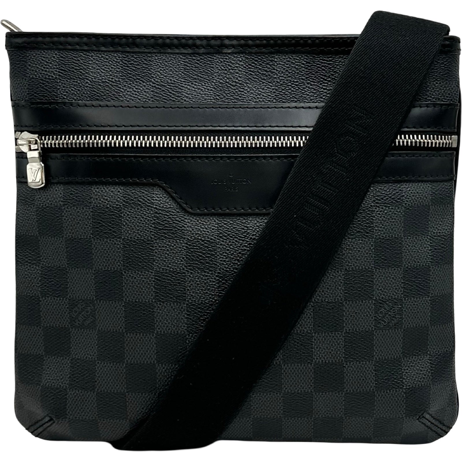 ルイヴィトン トマス N58028 ダミエグラフィット ショルダーバッグ ルイ・ヴィトン LOUIS VUITTON トマス N58028 ブラック ダミエ・グラ