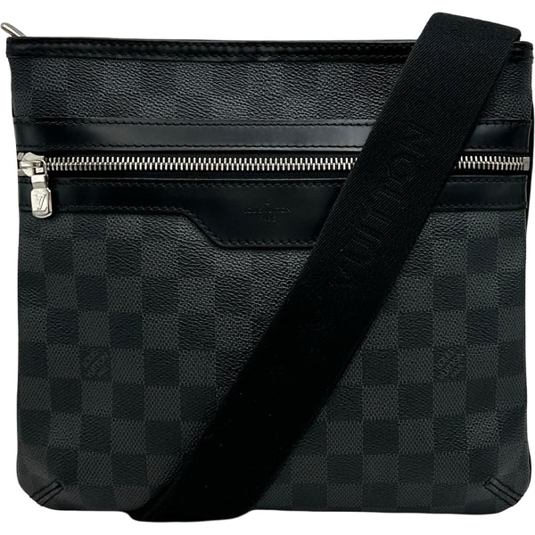 ルイヴィトン　ダミエ グラフィット･トマス  N58028【Bランク】【中古】 ルイ・ヴィトン LOUIS VUITTON トマス N58028 ブラック ダミエ・グラ