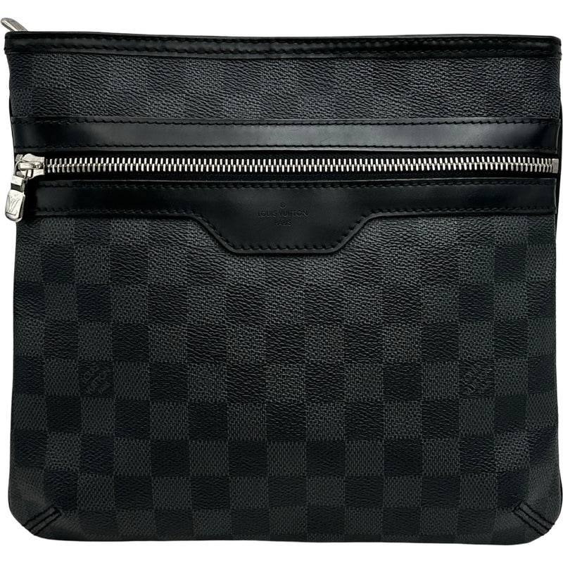 美品 ルイ ヴィトン トマス ダミエ グラフィット N58028 ショルダーバッグ バッグ LV 0084 【中古】 LOUIS VUITTON LOUIS VUITTON - 美品 ルイ ヴィトン トマス ダミエ グラフィット