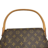 ルイ・ヴィトン LOUIS VUITTON ミニ・ルーピング M51147 ブラウン モノグラム レディース ハンドバッグ