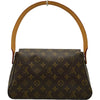 ルイ・ヴィトン LOUIS VUITTON ミニ・ルーピング M51147 ブラウン モノグラム レディース ハンドバッグ