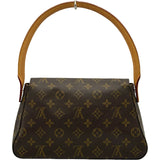 ルイ・ヴィトン LOUIS VUITTON ミニ・ルーピング M51147 ブラウン モノグラム レディース ハンドバッグ