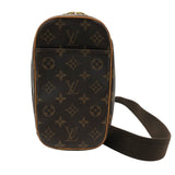 ルイ・ヴィトン LOUIS VUITTON ポシェットガンジュ M51870 ブラウン モノグラム メンズ ボディバッグ