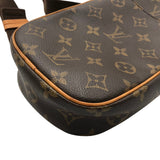 ルイ・ヴィトン LOUIS VUITTON ポシェットガンジュ M51870 ブラウン モノグラム メンズ ボディバッグ