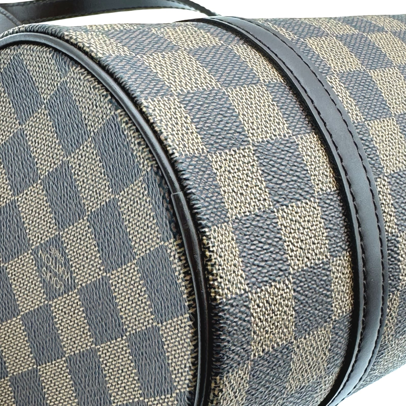 ルイヴィトン ハンドバッグ パピヨンPM N51304 ダミエ 筒形 ルイ・ヴィトン LOUIS VUITTON パピヨンPM N51304 ブラウン ダミエ