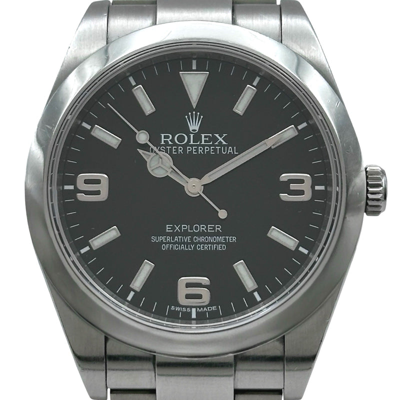 ロレックス エクスプローラー1  214270 メンズ時計 ブラック  美品 ロレックス ROLEX エクスプローラー1 214270 ブラック ステンレス