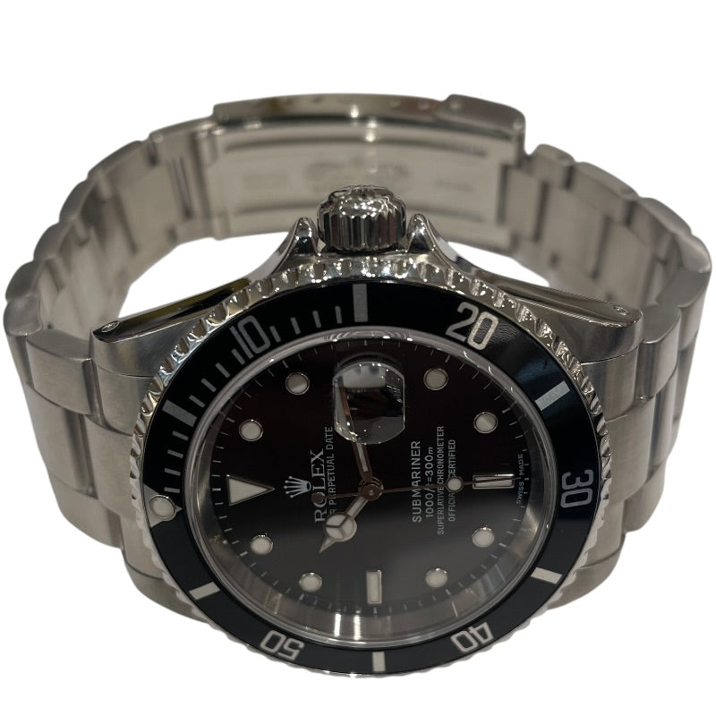ロレックス ROLEX サブマリーナ 16610 ブラック ステンレススチール