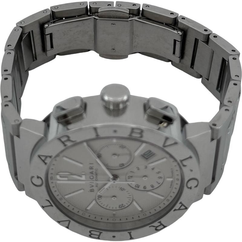 ブルガリ BVLGARI ブルガリブルガリ クロノグラフ BB42 SSCH シルバー