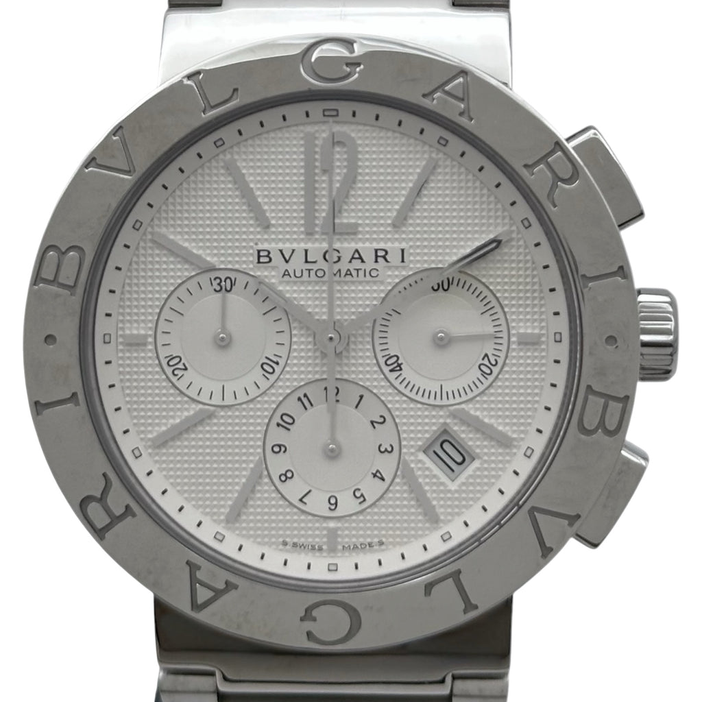 ブルガリ BVLGARI ブルガリブルガリ クロノグラフ BB42 SSCH シルバー