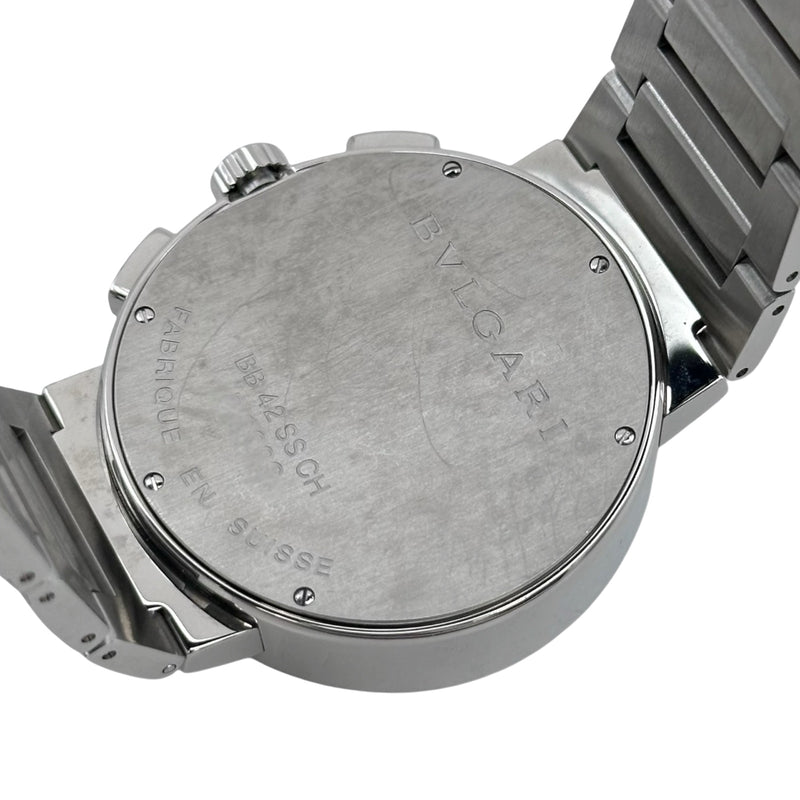 ブルガリ BVLGARI ブルガリブルガリ クロノグラフ BB42 SSCH シルバー