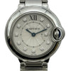 カルティエ Cartier バロンブルー ドゥ カルティエ 28mm WE902073 シルバー ステンレススチール クオーツ レディース 腕時計
