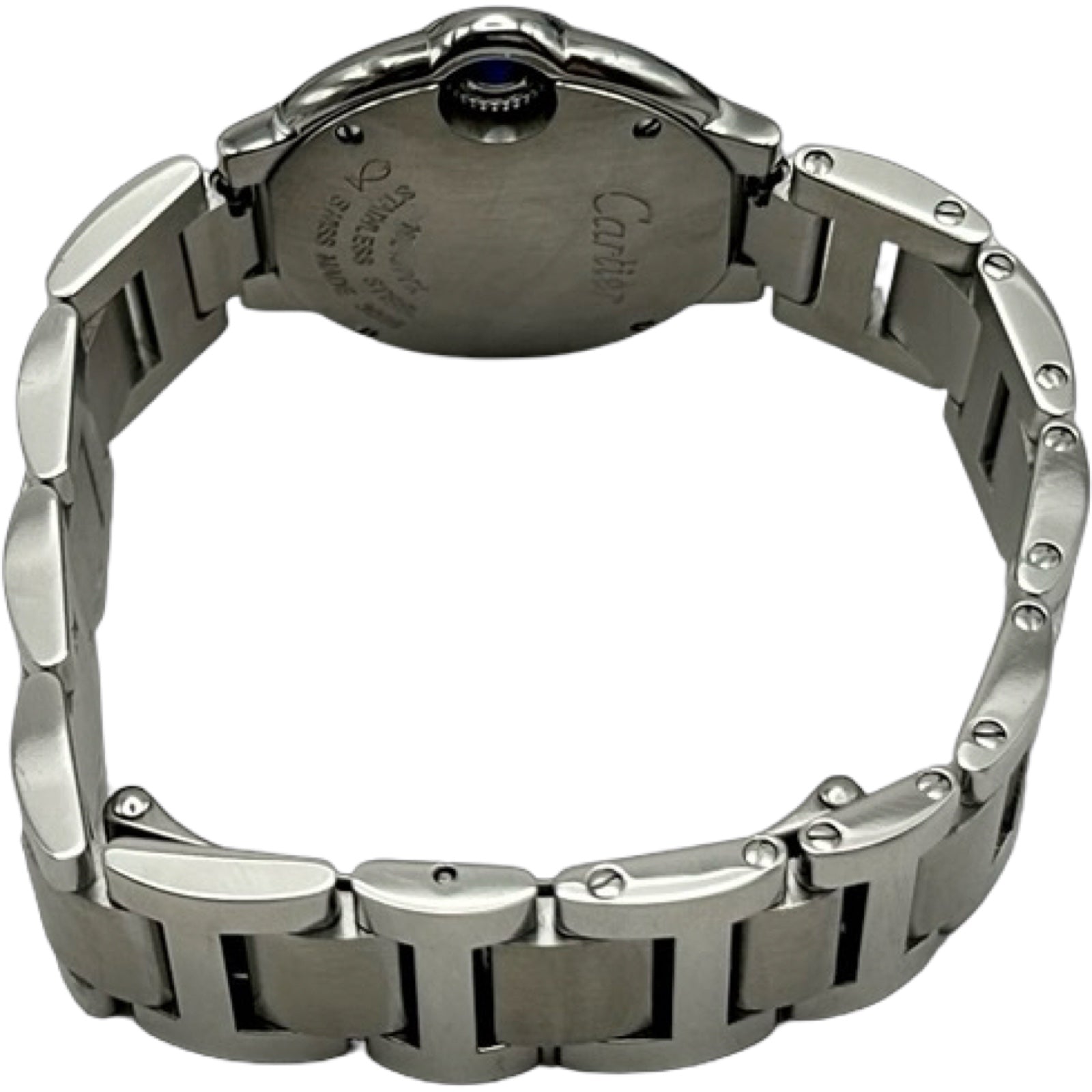 カルティエ Cartier バロンブルー ドゥ カルティエ 28mm WE902073 シルバー ステンレススチール クオーツ レディース 腕時計 カルティエ バロンブルー 28mm WE902073 | 時計・ブランド腕時計専門店