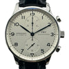 インターナショナルウォッチカンパニー IWC ポルトキーゼ クロノグラフ IW371446 ホワイト ステンレススチール 自動巻き メンズ 腕時計