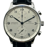 インターナショナルウォッチカンパニー IWC ポルトキーゼ クロノグラフ IW371446 ホワイト ステンレススチール 自動巻き メンズ 腕時計