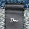 ディオールオム DIOR HOMME ミリタリーデニムジャケット ブルー コットン メンズ デニムジャケット