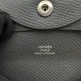 エルメス HERMES バスティア W刻印 グリメイヤー シルバー金具 エプソン ユニセックス コインケース