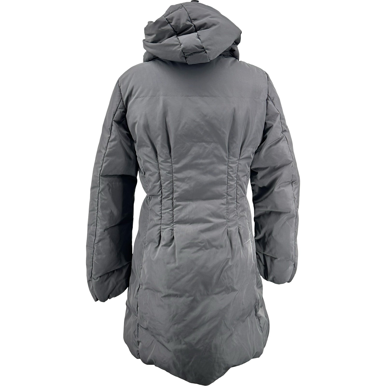 モンクレール MONCLER RENNE ダウンコート グレー ナイロン レディース