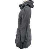 モンクレール MONCLER RENNE ダウンコート グレー ナイロン レディース ダウンジャケット