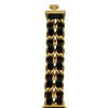 シャネル CHANEL プルミエール S H0001 ブラック ゴールドメッキ クオーツ レディース 腕時計