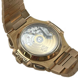 パテック・フィリップ PATEK PHILIPPE ノーチラス クロノグラフ 5980/1R-001 ブラック ピンクゴールド 自動巻き メンズ 腕時計