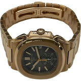 パテック・フィリップ PATEK PHILIPPE ノーチラス クロノグラフ 5980/1R-001 ブラック ピンクゴールド 自動巻き メンズ 腕時計