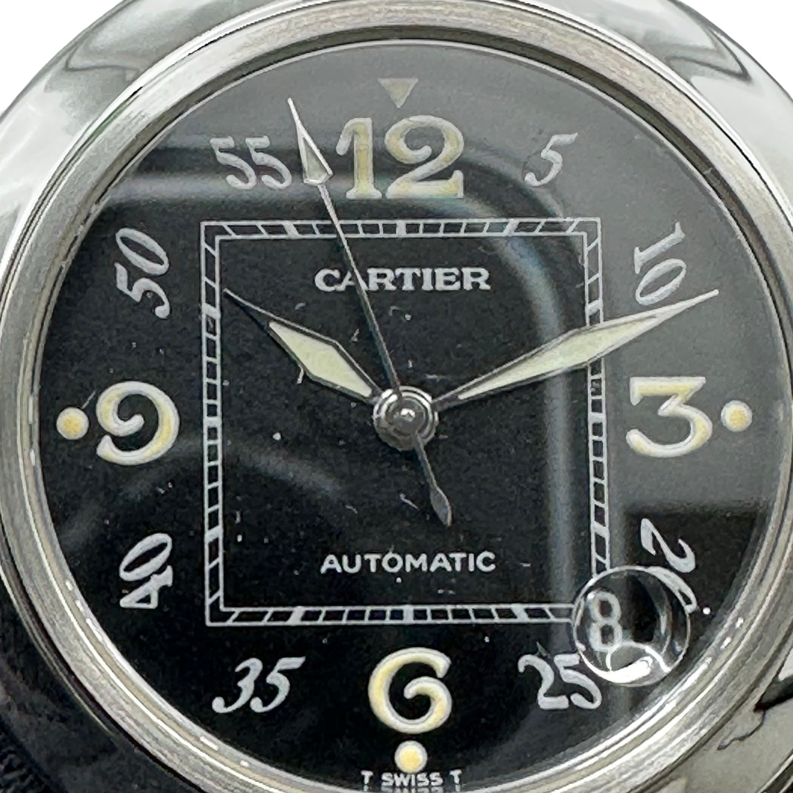 カルティエ Cartier パシャ C W31043M7 ブラック ステンレススチール 自動巻き ユニセックス 腕時計 カルティエ Cartier パシャC W31043M7 ブラック ステンレススチール