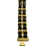 シャネル CHANEL プルミエール S H0001 ブラック ゴールドメッキ クオーツ レディース 腕時計