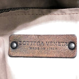 ボッテガ・ヴェネタ BOTTEGA VENETA イントレチャートトートバッグ ブラック/ブロンズ レザー メンズ ハンドバッグ