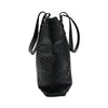 ボッテガ・ヴェネタ BOTTEGA VENETA イントレチャートトートバッグ ブラック/ブロンズ レザー メンズ ハンドバッグ
