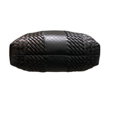 ボッテガ・ヴェネタ BOTTEGA VENETA イントレチャートトートバッグ ブラック/ブロンズ レザー メンズ ハンドバッグ