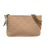 ルイ・ヴィトン LOUIS VUITTON ポシェッドゥーブルジップ M63919 ピンクアイボリー アンプラント レディース ショルダーバッグ