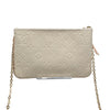 ルイ・ヴィトン LOUIS VUITTON ポシェッドゥーブルジップ M63919 ピンクアイボリー アンプラント レディース ショルダーバッグ