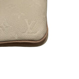 ルイ・ヴィトン LOUIS VUITTON ポシェッドゥーブルジップ M63919 ピンクアイボリー アンプラント レディース ショルダーバッグ