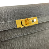 エルメス HERMES ケリートゥーゴー K刻 ブラック/ゴールド金具 エプソン レディース ショルダーバッグ