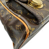 ルイ・ヴィトン LOUIS VUITTON マンハッタンPM M40026 ブラウン モノグラム/レザー レディース ハンドバッグ