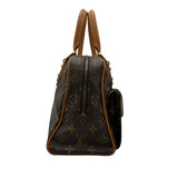 ルイ・ヴィトン LOUIS VUITTON マンハッタンPM M40026 ブラウン モノグラム/レザー レディース ハンドバッグ