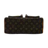 ルイ・ヴィトン LOUIS VUITTON マンハッタンPM M40026 ブラウン モノグラム/レザー レディース ハンドバッグ