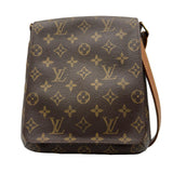 ルイ・ヴィトン LOUIS VUITTON ミュゼット・サルサ ショート M51387 ブラウン モノグラム/レザー レディース ショルダーバッグ