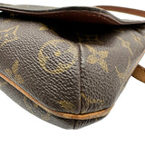 ルイ・ヴィトン LOUIS VUITTON ミュゼット・サルサ ショート M51387 ブラウン モノグラム/レザー レディース ショルダーバッグ