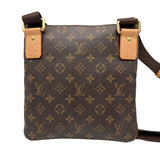 ルイ・ヴィトン LOUIS VUITTON ポシェット・ヴァルミー M40524 ブラウン モノグラム/レザー レディース ショルダーバッグ