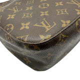 ルイ・ヴィトン LOUIS VUITTON ルーピングMM ブラウン モノグラム/レザー レディース ショルダーバッグ