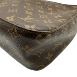ルイ・ヴィトン LOUIS VUITTON ルーピングMM ブラウン モノグラム/レザー レディース ショルダーバッグ
