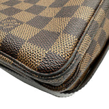 ルイ・ヴィトン LOUIS VUITTON ナヴィグリオ N45255 ブラウン ダミエキャンバス/レザー レディース ショルダーバッグ