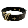 ルイ・ヴィトン LOUIS VUITTON ブレスレット・LVアイコニック#17 ブラウン ゴールド金具 モノグラム/メタル アクセサリー