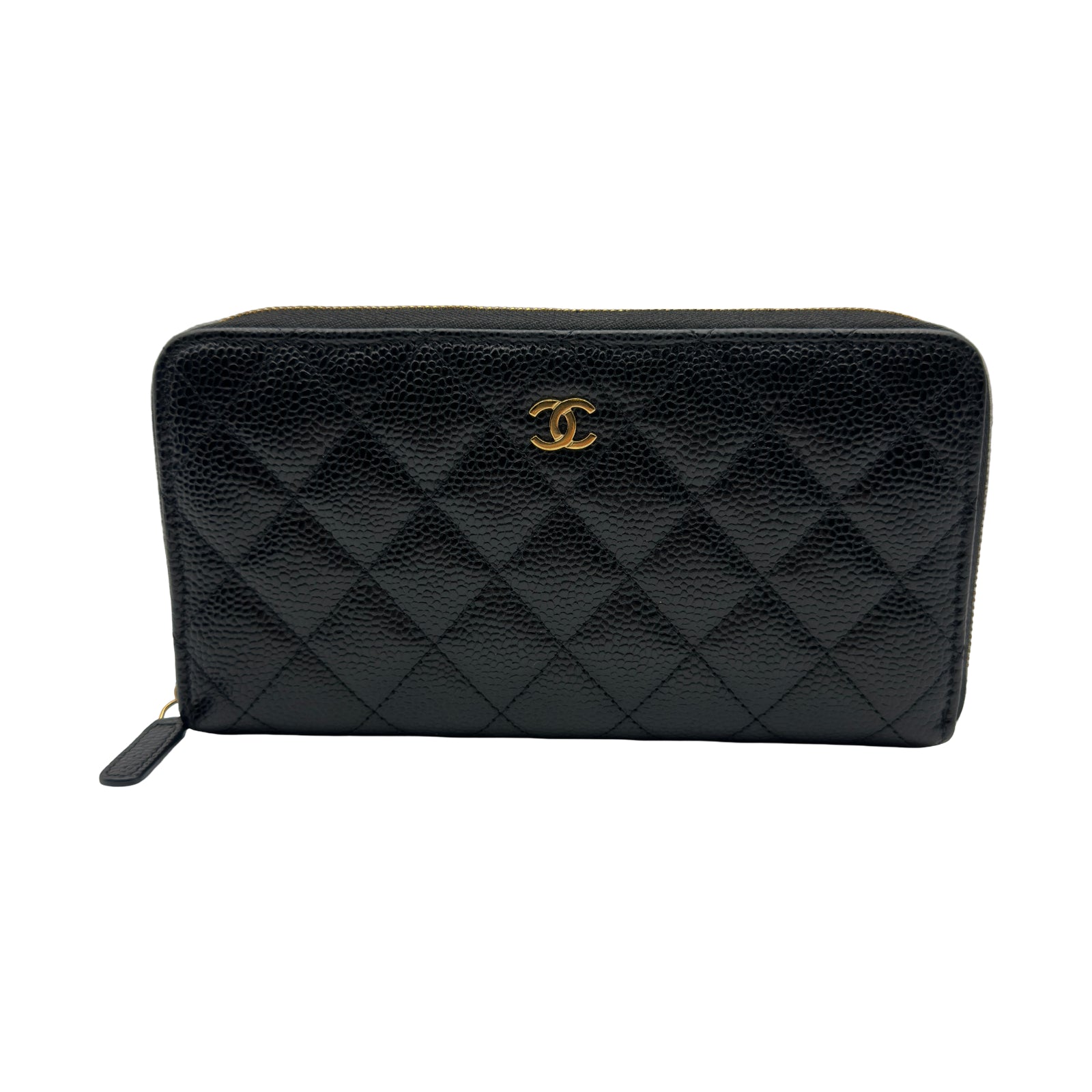 シャネル CHANEL クラシックロングジップウォレット AP0242 ブラック