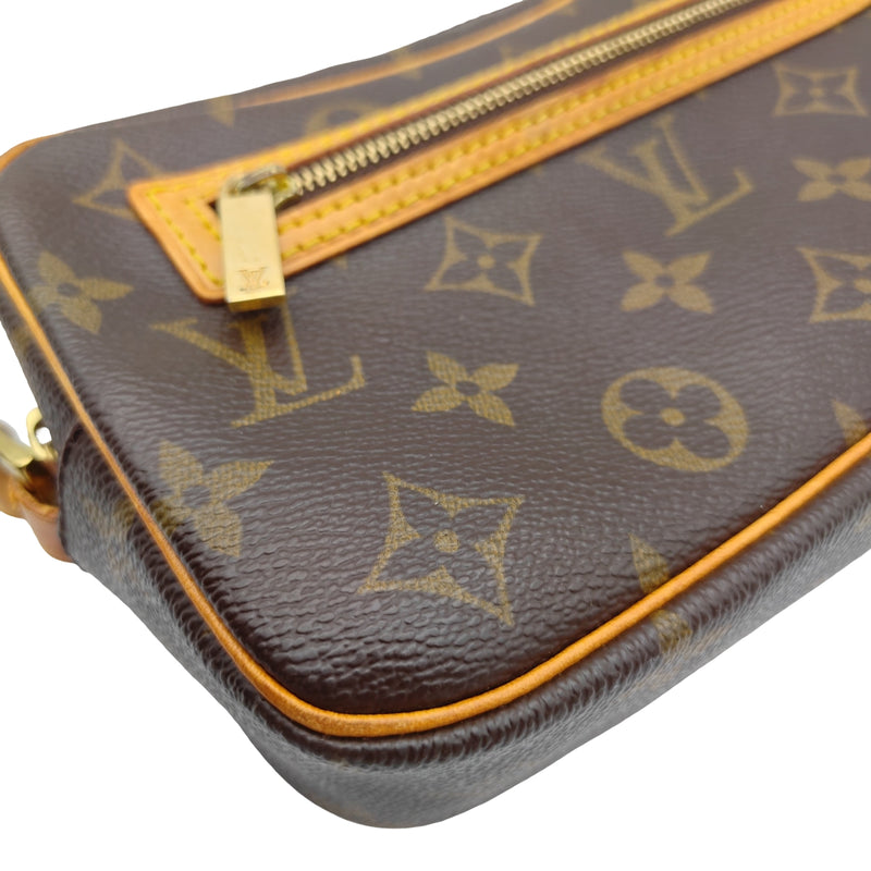 ルイ・ヴィトン LOUIS VUITTON ポシェット・シテ M51183 ブラウン