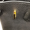 エルメス HERMES バーキン25 W刻 ブラック トゴ ゴールド金具 レディース ハンドバッグ
