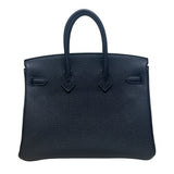 エルメス HERMES バーキン25 W刻 ブラック トゴ ゴールド金具 レディース ハンドバッグ